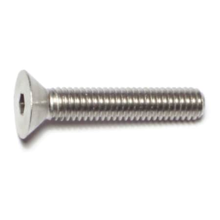 5/16-18 Socket Head Cap Screw, 18-8 Stainless Steel, 1-3/4 In Length, 6 PK